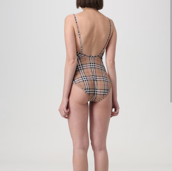 Burberry Check One Piece swimsuit MSRP $510 - Picture 7 of 17